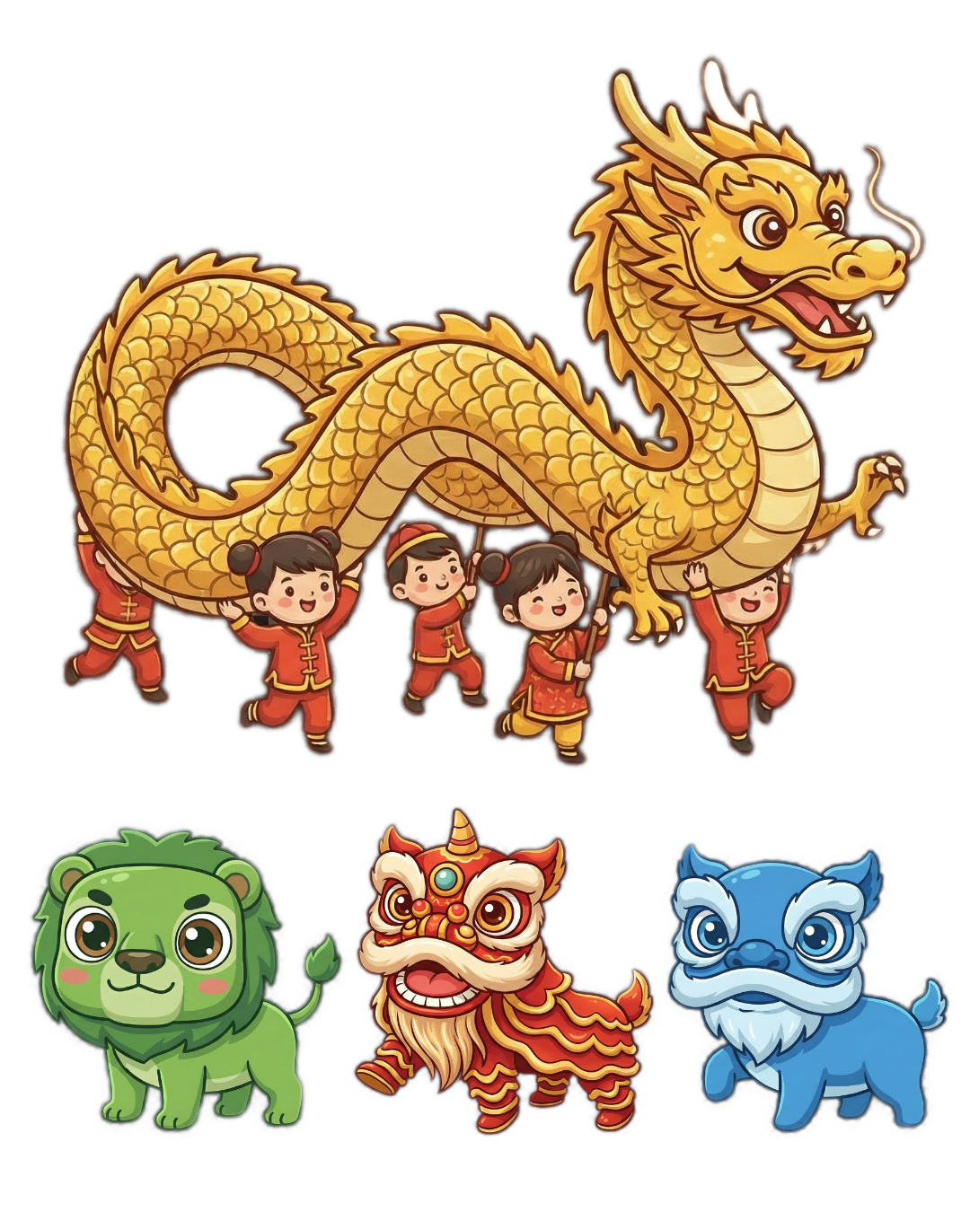 Lion Character Variations